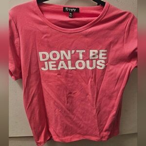 Dolls Kill - Generation Kiss Jealousy Baby Tee - XL Never Been Worn